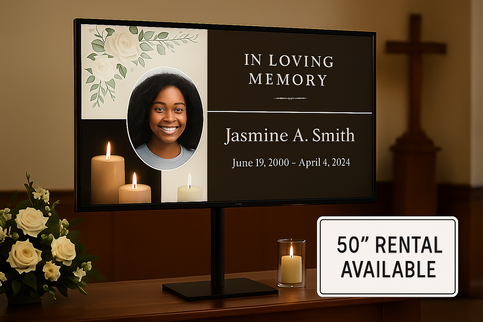 50" TV Rental